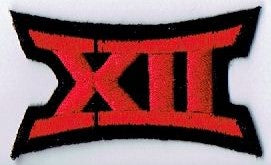 Univ of Utah, Big 12 Conference, (Black Background/Red XII)