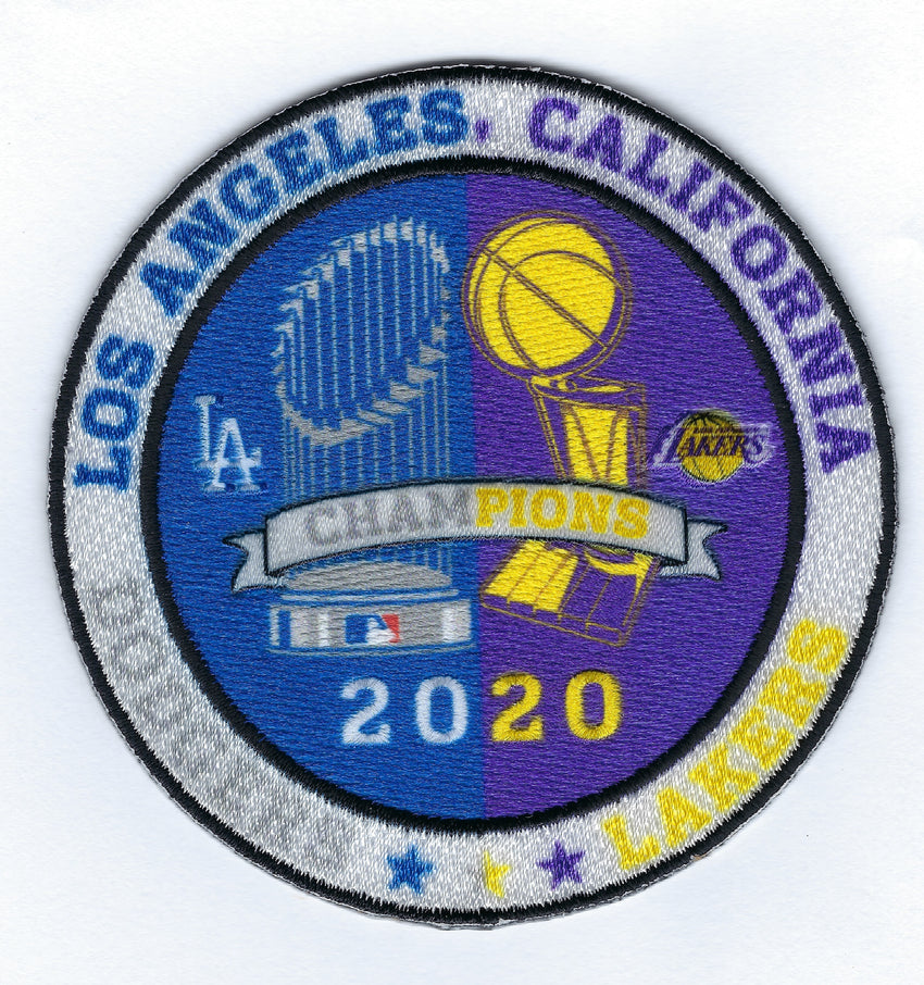 LA Dodgers Official 2020 World Series Champions Patch MLB 