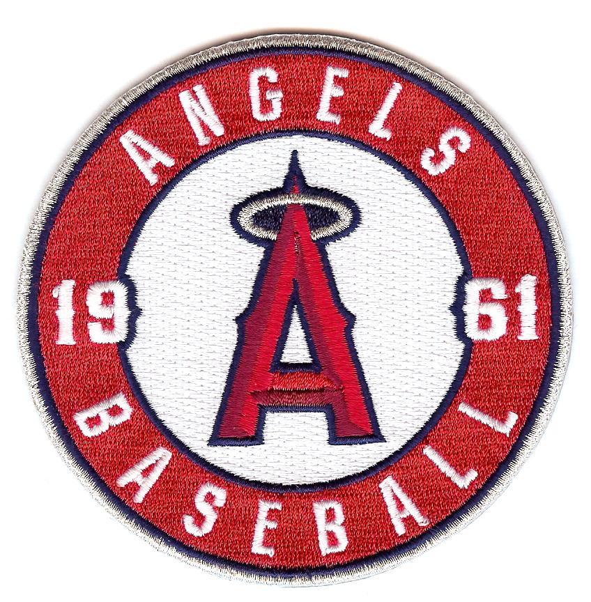 Los Angeles Angels Baseball 1961 A w/ Halo Sleeve Patch – The Emblem  Source