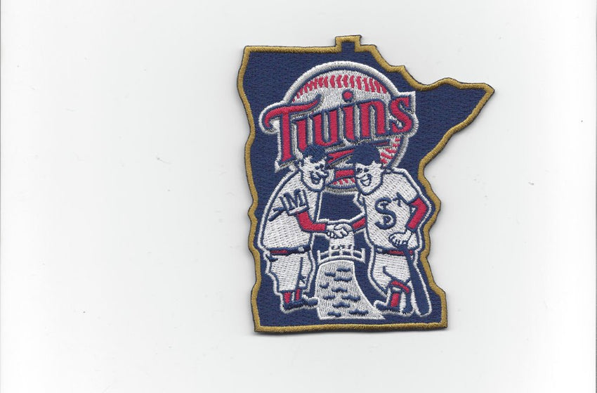 Minnesota Twins 2015 Shaking Hands Patch / Home Sleeve – The Emblem Source