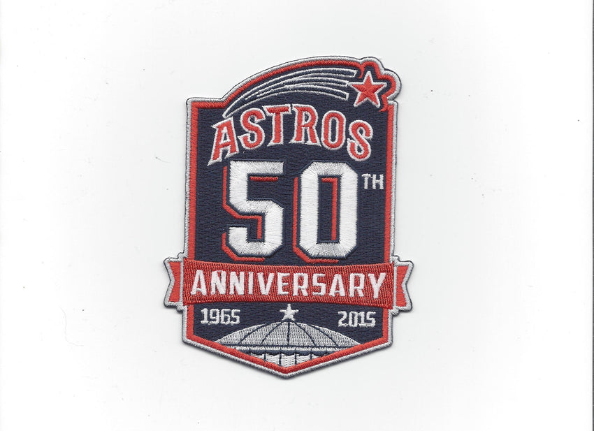 Houston Astros 50th Anniversary Patch (1965-2015) – The Emblem Source