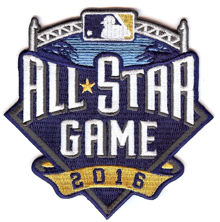2022 MLB All Star Game Embroidered Jersey Patch Los Angeles