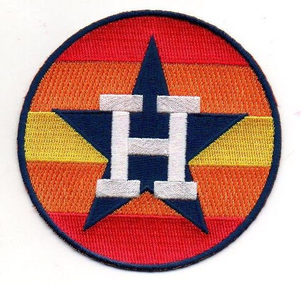 Houston Astros H Secondary Logo Patch - Orange