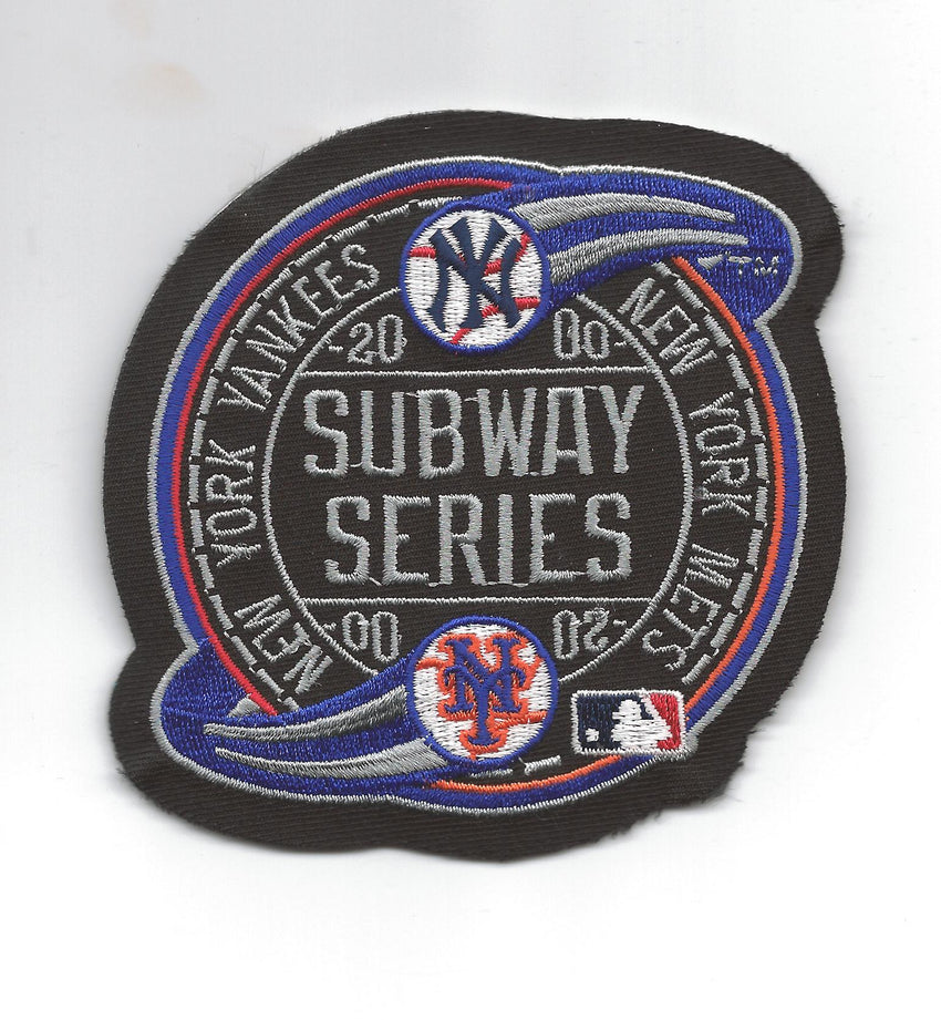 2000 Subway MLB World Series Championship Logo Jersey Patch New York Mets Yankees