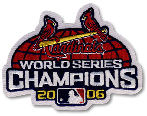 New Era St Louis Cardinals Mens Red 2006 World Series Side Patch