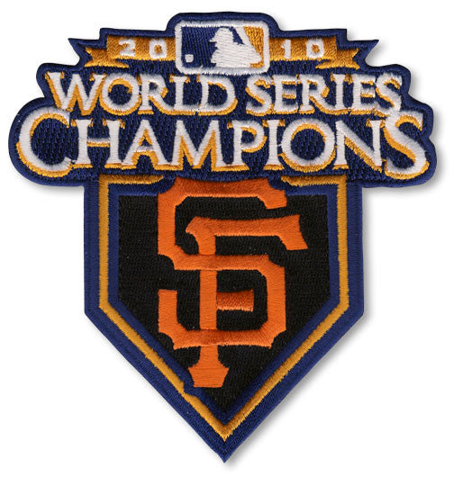 San Francisco Giants 2010 World Series Championship Patch (Gold Border –  The Emblem Source