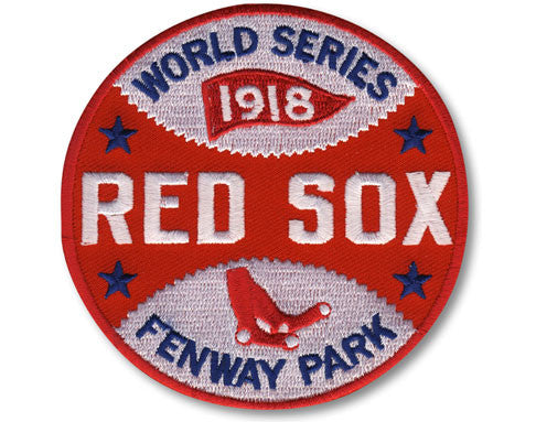 1918 World Series Champions Red Fenway Park Jersey St. Team Issued Street  Banner, 35 x 164